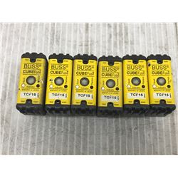 (6) COOPER BUSSMAN TCF15 FUSE