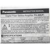 Image 2 : (2) PANASONIC FX-305(P) DIGITAL FIBER SENSOR AMPLIFIER