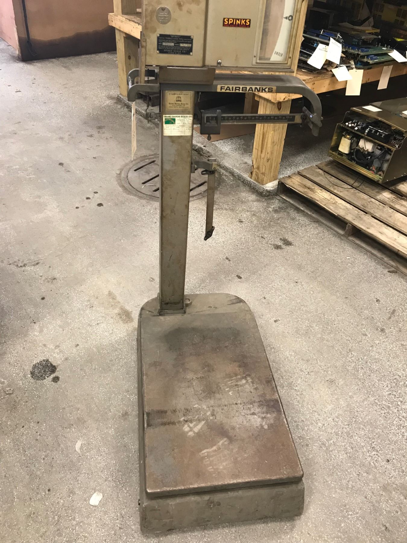 Spinks Scale SPINKS MODEL A SCALE *100LB CAPACITY*