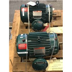 (2) RELIANCE ELECTRIC 7519572-001 & PT579034-001 AC MOTOR