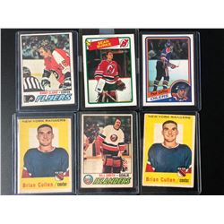 1970-80'S HOCKEY CARD LOT (CLARKE/ COFFEY/ SMITH...)