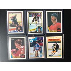 1970-80'S HOCKEY CARD LOT (FUHR/ BOURQUE/ RICHER...)