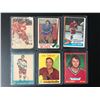 Image 1 : VINTAGE HOCKEY CARD LOT (LINDSAY/ PLANTE/ DIONNE...)