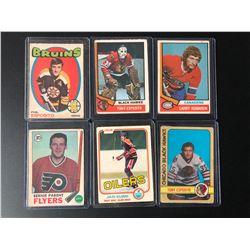 1960-80'S HOCKEY CARD LOT (ESPOSITO/ KURRI/ ROBINSON...)