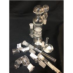 420 ACCESSORIES LOT (GLASS BOWLS/ HONEYCOMB...)