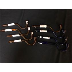 GLASS PIPES LOT (8.5"...)