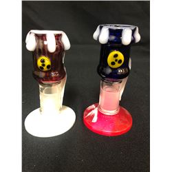 18MM BIOHAZARD GLASS DOMES LOT