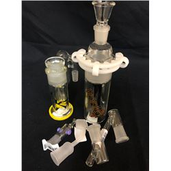 420 ACCESSORIES LOT (ASH CATCHERS/ GLASS BOWL...)
