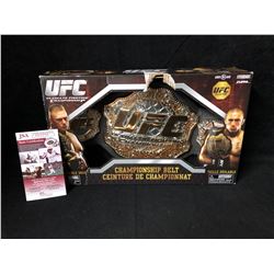 GEORGES ST. PIERRE SIGNED UFC REPLICA CHAMPIONSHIP BELT (JSA COA)
