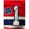 Image 1 : MONTREAL CANADIENS HOCKEY JERSEY (LARGE) W/ GUY LAFLEUR SIGNED JERSEY NUMBER (BOSSA COA)
