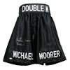 Image 1 : Michael Moorer Signed Boxing Trunks Inscribed "Double M" (JSA COA)