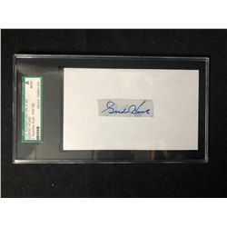 CUT SIGNATURES 3" X 5" GORDIE HOWE (A AUTHENTIC)