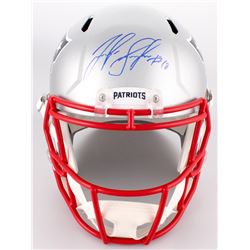 Josh Gordon Signed Patriots Full-Size Speed Helmet (Beckett COA)