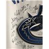 Image 2 : VANCOUVER CANUCKS TEAM SIGNED HOME JERSEY (JSA COA) W/  HORVAT/ BROCK BOESSER/ DANIEL & HENRIK SEDIN