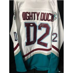 "D2: The Mighty Ducks" Jersey Signed by (4) W/  Henson, Doherty,  Adams,  Henson (JSA COA)