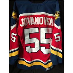 ED JOVANOVSKI FLORIDA PANTHERS STARTER HOCKEY JERSEY (LARGE)