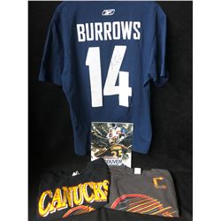 VANCOUVER CANUCKS FAN SOUVENIR LOT (T-SHIRTS... BURROWS AUTO)