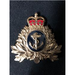 Canadian Forces Navy Metal Hat Cap Badge. William Scully.
