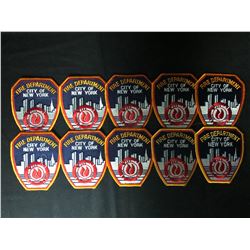 FDNY Fire Department City of New York Patch Lot