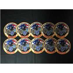 9/11 FALLEN HEROES PATCH LOT