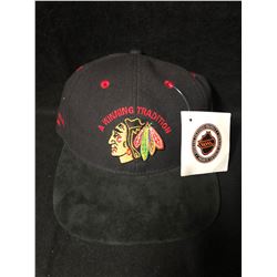 CHICAGO BLACK HAWKS STANLEY CUP CHAMPS SNAPBACK BALL CAP (NEW W/ TAGS)