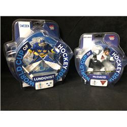 IMPORT DRAGON FIGURES WORLD CUP OF HOCKEY (LUNDQVIST/ McDAVID)