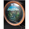 Image 2 : Vintage 1979 Olympia Beer Sign Barrel Ask for OLY Motion Waterfall Lighted VMI