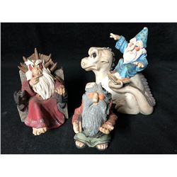 WIZARD STATUE FIGURES LOT