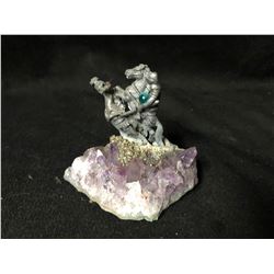 MEDIEVAL KNIGHT STATUE FIGURE