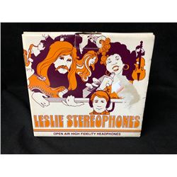 LESLIE STEREOPHONES OPEN AIR HIGH FIDELITY HEADPHONES