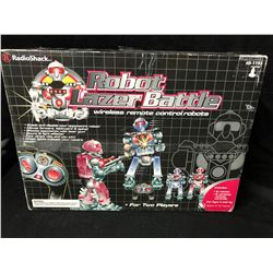 RADIO SHACK ROBOT LAZER BATTLE WIRELESS REMOTE CONTROL ROBOTS