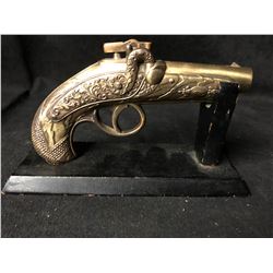 Vintage Gun Pistol Cigarette Lighter