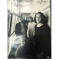 DEF LEPPARD BAND SIGNED POSTER