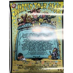 2006 WARPED TOUR OFFICIAL CONCERT POSTER