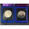 Image 2 : LOT OF 2 CASED CANADIAN SILVER DOLLARS