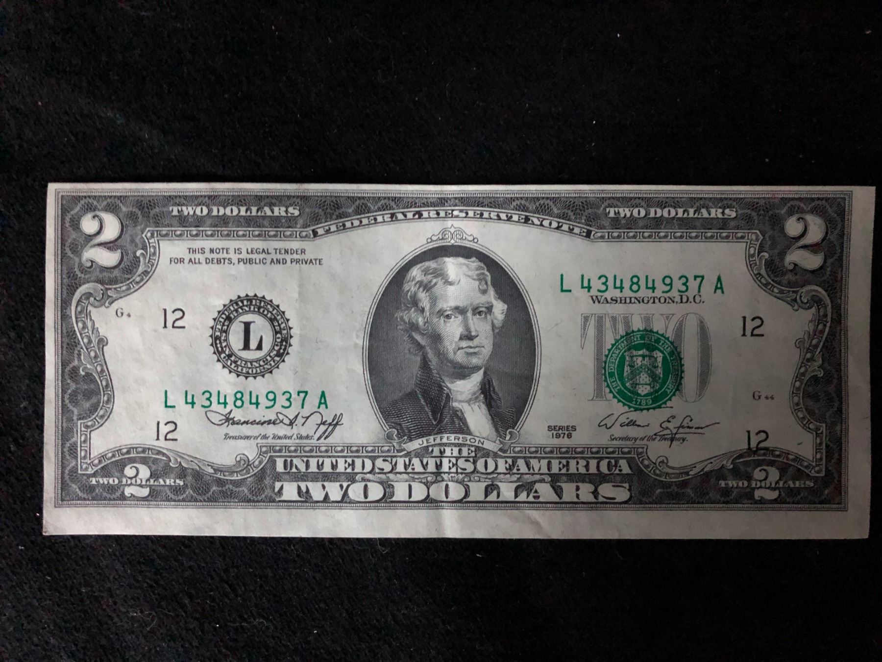 1976 USA 2 BILL