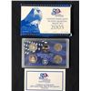 Image 1 : 2005  UNITED STATES MINT 50 STATE QUARTERS PROOF SET WITH COA