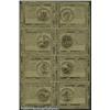 Image 1 : Continental Currency May 10, 1775 Half Sheet of Eight B Continental Currency May 10, 1775 Half Sheet