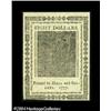 Image 2 : Continental Currency May 20, 1777 $8 Blue Counterfeit Continental Currency May 20, 1777 $8 Blue Coun