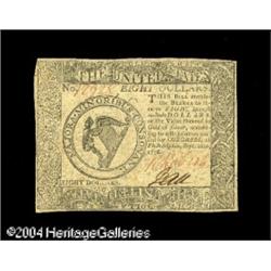 Continental Congress Issue September 26, 1778 $8 Very C Continental Currency September 26, 1778 $8 V