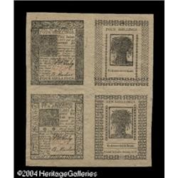 Delaware January 1, 1776 Block of Four Superb Gem New Delaware January 1, 1776 Block of Four Superb 