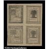 Image 2 : Delaware January 1, 1776 Block of Four Superb Gem New Delaware January 1, 1776 Block of Four Superb 