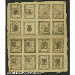 Delaware January 1, 1776 Double Sheet of Sixteen. T Delaware January 1, 1776 Double Sheet of Sixteen