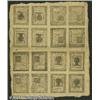 Image 1 : Delaware January 1, 1776 Double Sheet of Sixteen. T Delaware January 1, 1776 Double Sheet of Sixteen