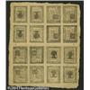 Image 2 : Delaware January 1, 1776 Double Sheet of Sixteen. T Delaware January 1, 1776 Double Sheet of Sixteen
