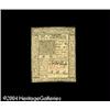 Image 1 : Delaware January 1, 1776 10s Very Choice New. Small Delaware January 1, 1776 10s Very Choice New.