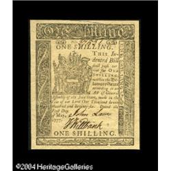 Delaware May 1, 1777 1s Very Fine. The lower left corne Delaware May 1, 1777 1s Superb Gem New.