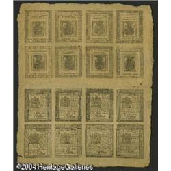 Delaware May 1, 1777 Double Sheet of Sixteen About Unci Delaware May 1, 1777 Double Sheet of Sixteen
