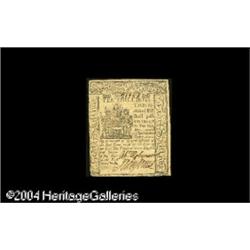 Delaware May 1, 1777 10s Extremely Fine. Poorly trimmed Delaware May 1, 1777 10s Extremely Fine.