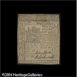 Delaware May 1, 1777 20s Choice Extremely Fine. A b Delaware May 1, 1777 20s Choice Extremely Fine.